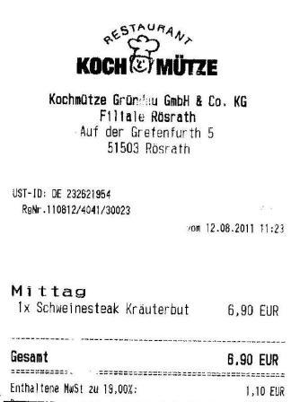 bsen Hffner Kochmtze Restaurant